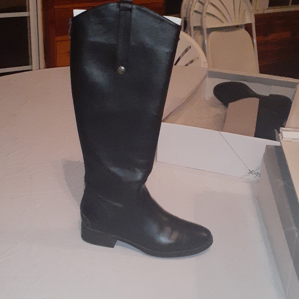 Xappeal black calf high boots